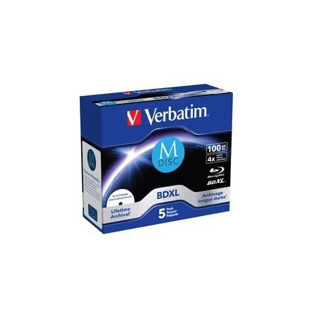 Płyty M-DISC BD-R 4x 100GB 5P JC Printable 43834