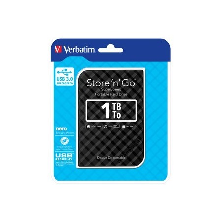 Store'n'Go 1TB 2.5'' USB 3.0 Black  53194
