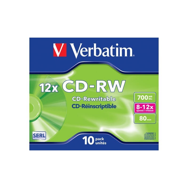 Płyty CD-RW 12x 700MB 10P JC 43148 Płyty CD-RW 12x 700MB 10P JC 43148