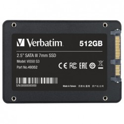 Dysk SSD wewnętrzny 512GB 2,5cala VI550 S3 Sata III czarny 
