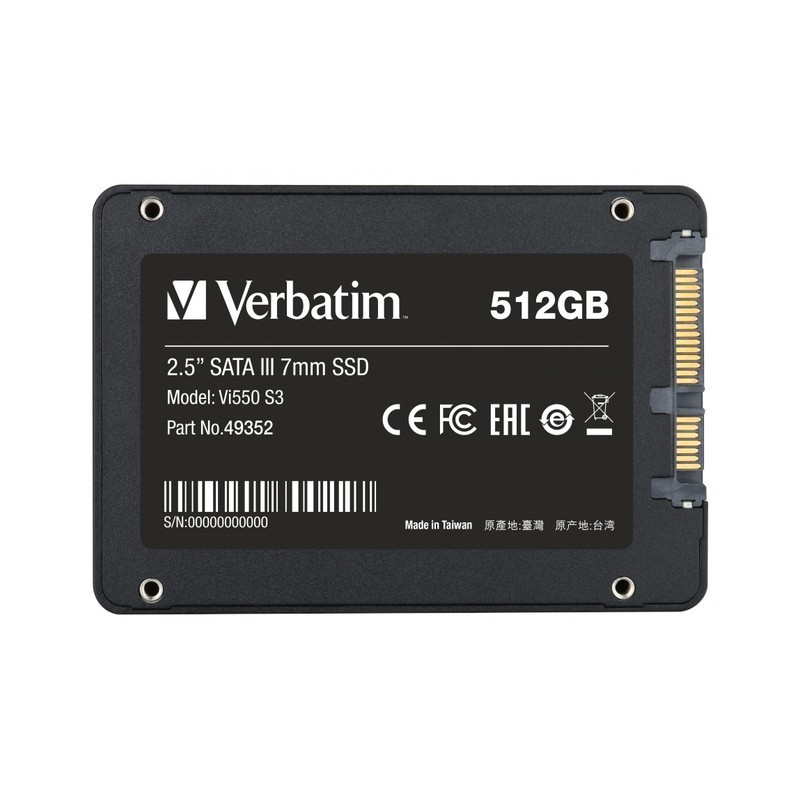 Dysk SSD wewnętrzny 512GB 2,5cala VI550 S3 Sata III czarny 