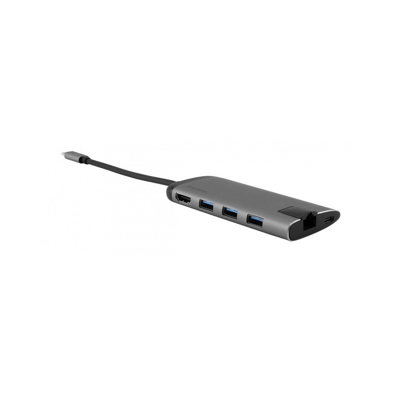 Multi Port USB-C 3.1, 3x USB 3.0, HDMI 4K, type-c, RJ-45, SD/micro SD 