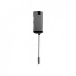 Multi Port USB-C 3.1, 3x USB 3.0, HDMI 4K, type-c, RJ-45, SD/micro SD 