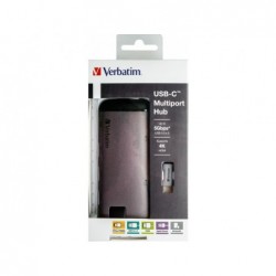 Multi Port USB-C 3.1, 3x USB 3.0, HDMI 4K, type-c, RJ-45, SD/micro SD 