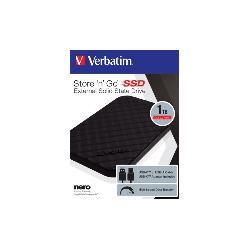 Dysk zewnętrzny SSD Store N Go 1TB 2,5" USB-C 3.2 Czarny 53230