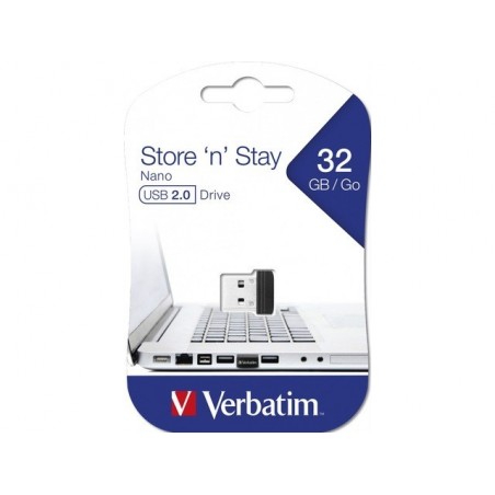 Pendrive Verbatim 32GB Nano Store USB 2.0 