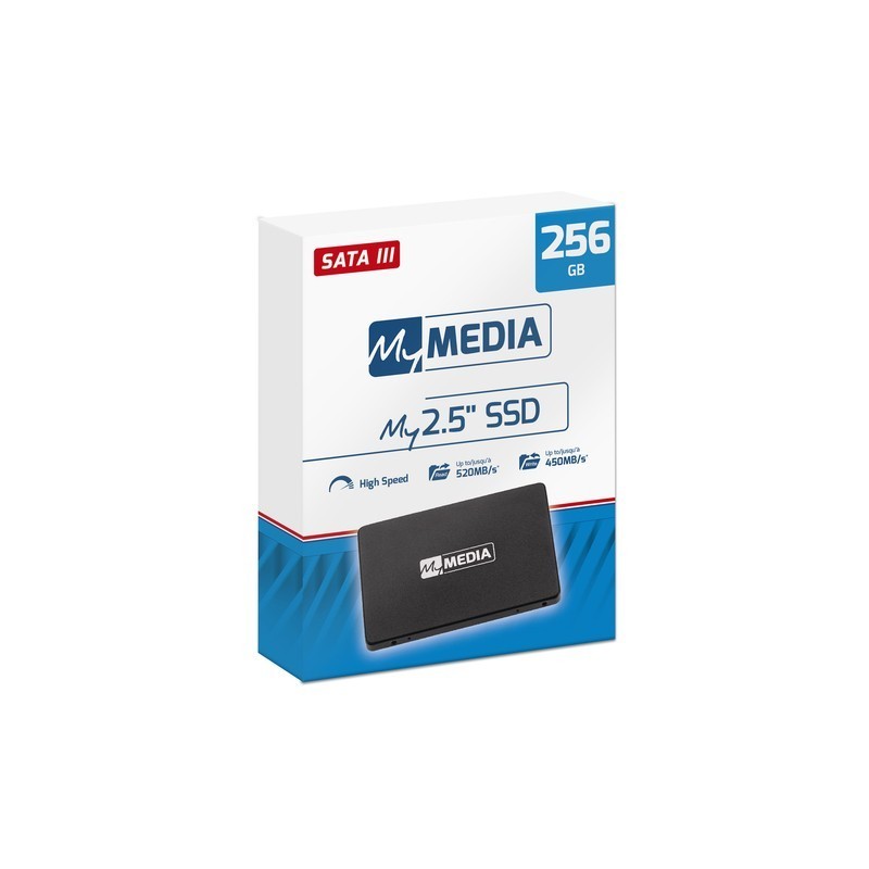 My Media Dysk SSD wewnętrzny 256GB 2,5 cala Sata III Czarny 