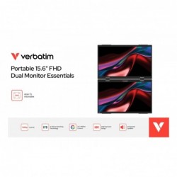 Monitor dotykowy DUAL Essentialis 2x 15,6  Full HD 60Hz 