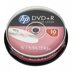HP DVD+R DL 8,5GB Cake box 10-pack 