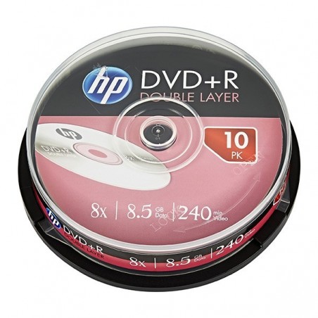 HP DVD+R DL 8,5GB Cake box 10-pack 