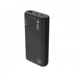 Powerbank Amos 20000mAh QC3.0-PD20W BK czarny