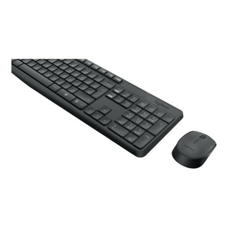 LOGITECH 920-007933 Logitech klawiatura + mysz bezprzewodowa MK235, Szare, CZE LOGITECH 920-007933 Logitech klawiatura + mysz bezprzewodowa MK235, Szare, CZE