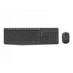 LOGITECH 920-007933 Logitech klawiatura + mysz bezprzewodowa MK235, Szare, CZE LOGITECH 920-007933 Logitech klawiatura + mysz bezprzewodowa MK235, Szare, CZE
