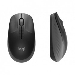 LOGITECH M190 Mouse optical 3 buttons wireless USB wireless receiver charcoal