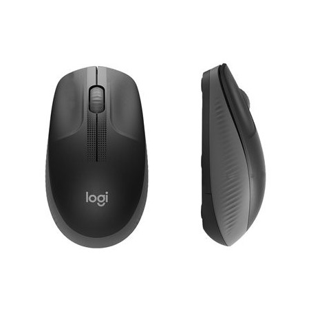 LOGITECH M190 Mouse optical 3 buttons wireless USB wireless receiver charcoal