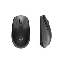 LOGITECH M190 Mouse optical 3 buttons wireless USB wireless receiver charcoal