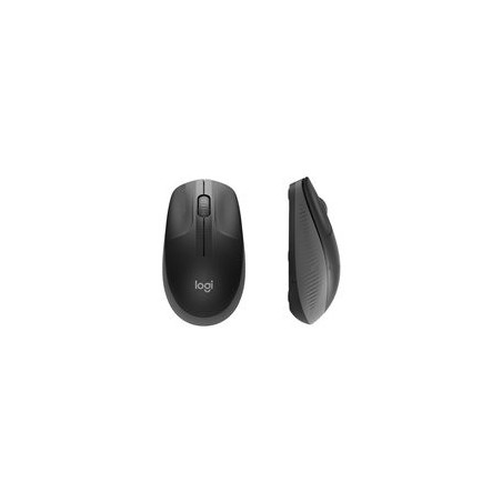 LOGITECH M190 Mouse optical 3 buttons wireless USB wireless receiver charcoal