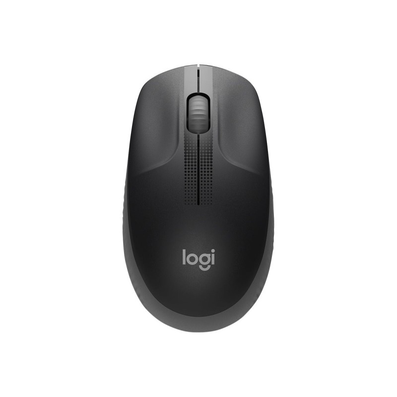 LOGITECH M190 Mouse optical 3 buttons wireless USB wireless receiver charcoal