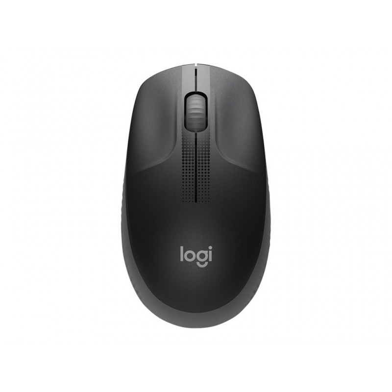 LOGITECH M190 Mouse optical 3 buttons wireless USB wireless receiver charcoal