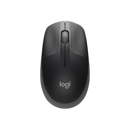 LOGITECH M190 Mouse optical 3 buttons wireless USB wireless receiver charcoal