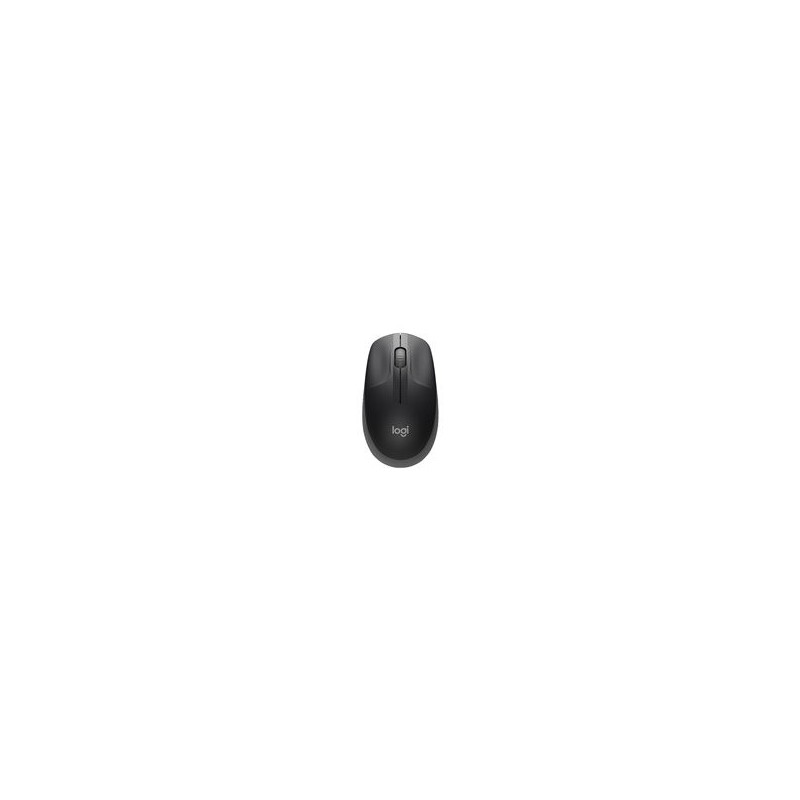LOGITECH M190 Mouse optical 3 buttons wireless USB wireless receiver charcoal