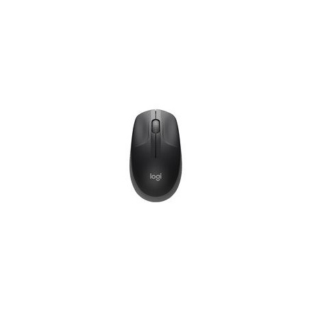 LOGITECH M190 Mouse optical 3 buttons wireless USB wireless receiver charcoal