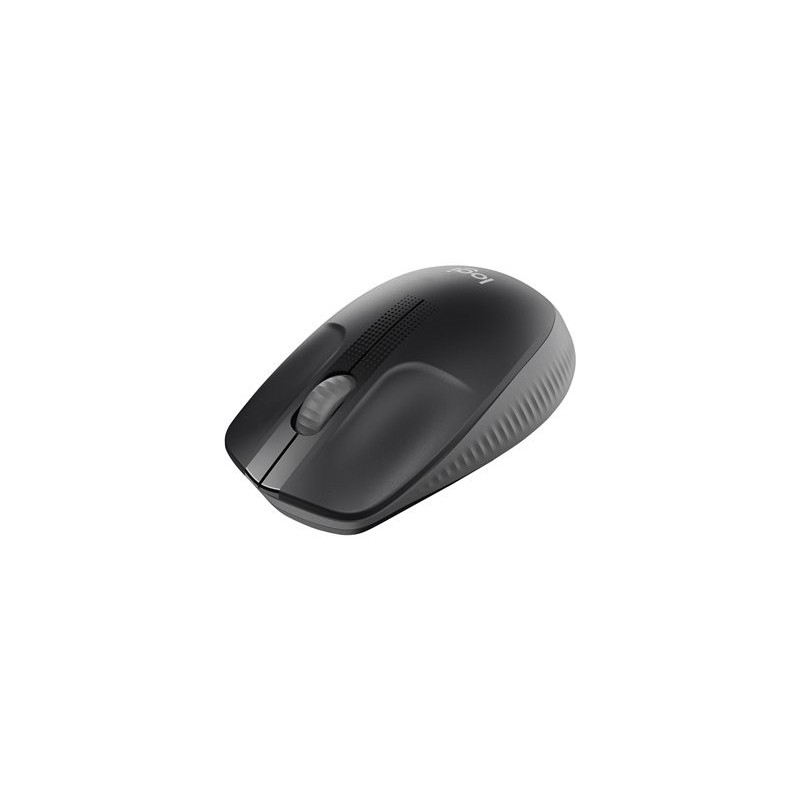 LOGITECH M190 Mouse optical 3 buttons wireless USB wireless receiver charcoal