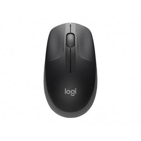 LOGITECH M190 Mouse optical 3 buttons wireless USB wireless receiver charcoal