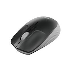 LOGITECH M190 Mouse optical 3 buttons wireless USB wireless receiver mid grey