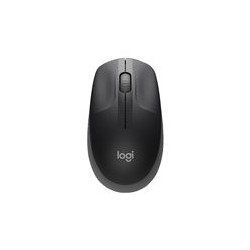 LOGITECH M190 Mouse optical 3 buttons wireless USB wireless receiver mid grey
