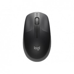 LOGITECH M190 Mouse optical 3 buttons wireless USB wireless receiver mid grey