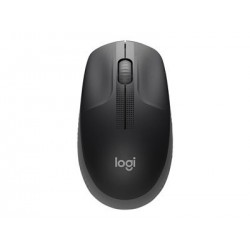 LOGITECH M190 Mouse optical 3 buttons wireless USB wireless receiver mid grey