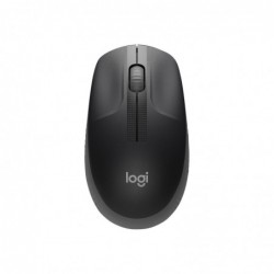LOGITECH M190 Mouse optical 3 buttons wireless USB wireless receiver mid grey