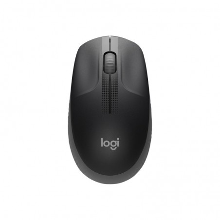 LOGITECH M190 Mouse optical 3 buttons wireless USB wireless receiver mid grey