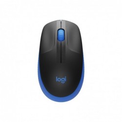 LOGITECH M190 Mouse optical 3 buttons wireless USB wireless receiver blue