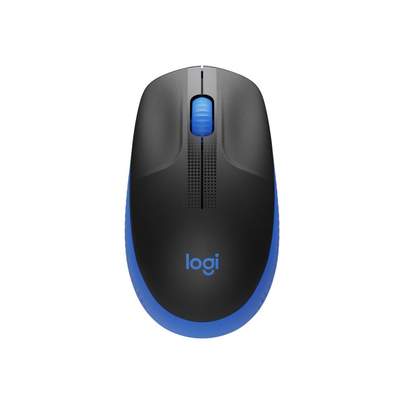 LOGITECH M190 Mouse optical 3 buttons wireless USB wireless receiver blue