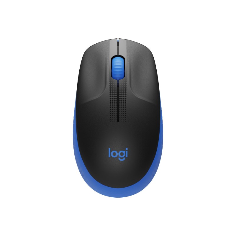 LOGITECH M190 Mouse optical 3 buttons wireless USB wireless receiver blue