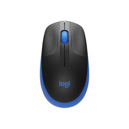 LOGITECH M190 Mouse optical 3 buttons wireless USB wireless receiver blue