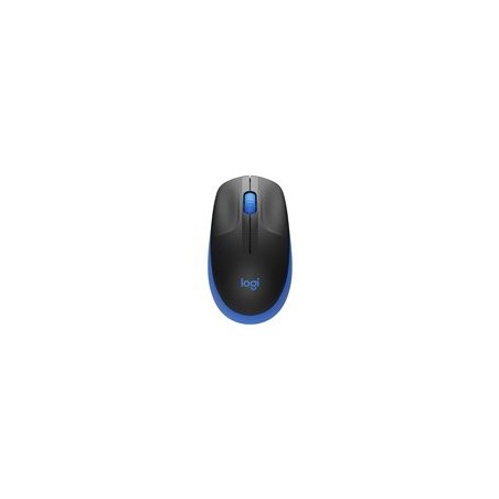 LOGITECH M190 Mouse optical 3 buttons wireless USB wireless receiver blue