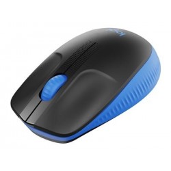 LOGITECH M190 Mouse optical 3 buttons wireless USB wireless receiver blue