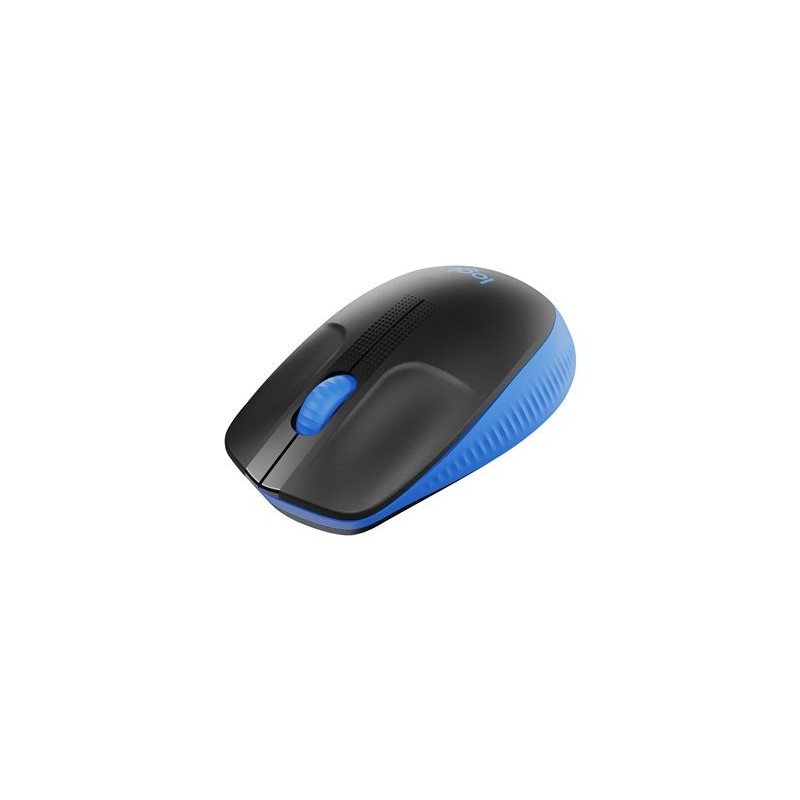LOGITECH M190 Mouse optical 3 buttons wireless USB wireless receiver blue