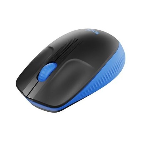 LOGITECH M190 Mouse optical 3 buttons wireless USB wireless receiver blue