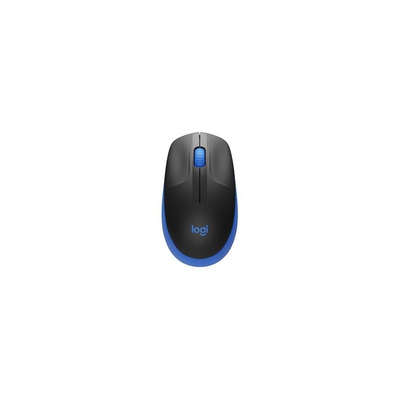 LOGITECH M190 Mouse optical 3 buttons wireless USB wireless receiver blue