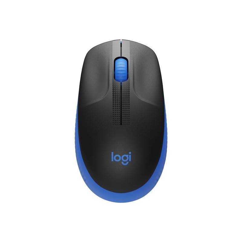 LOGITECH M190 Mouse optical 3 buttons wireless USB wireless receiver blue