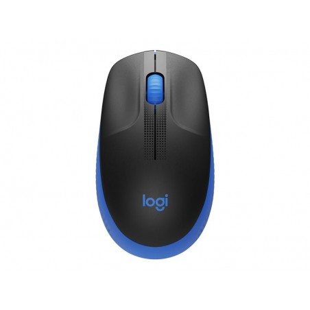 LOGITECH M190 Mouse optical 3 buttons wireless USB wireless receiver blue