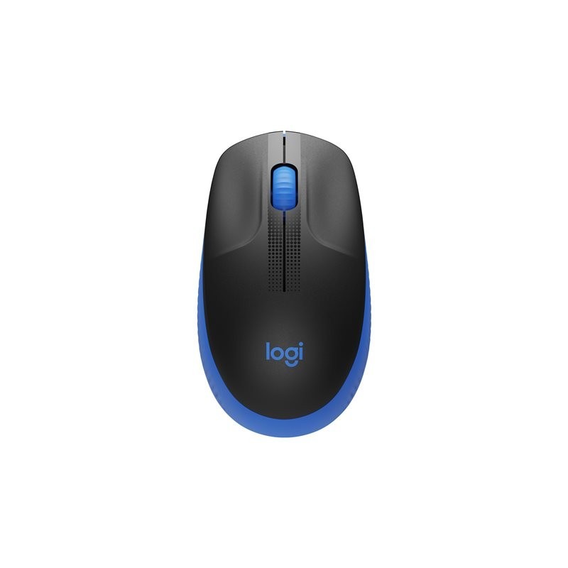 LOGITECH M190 Mouse optical 3 buttons wireless USB wireless receiver blue