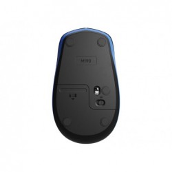 LOGITECH M190 Mouse optical 3 buttons wireless USB wireless receiver blue