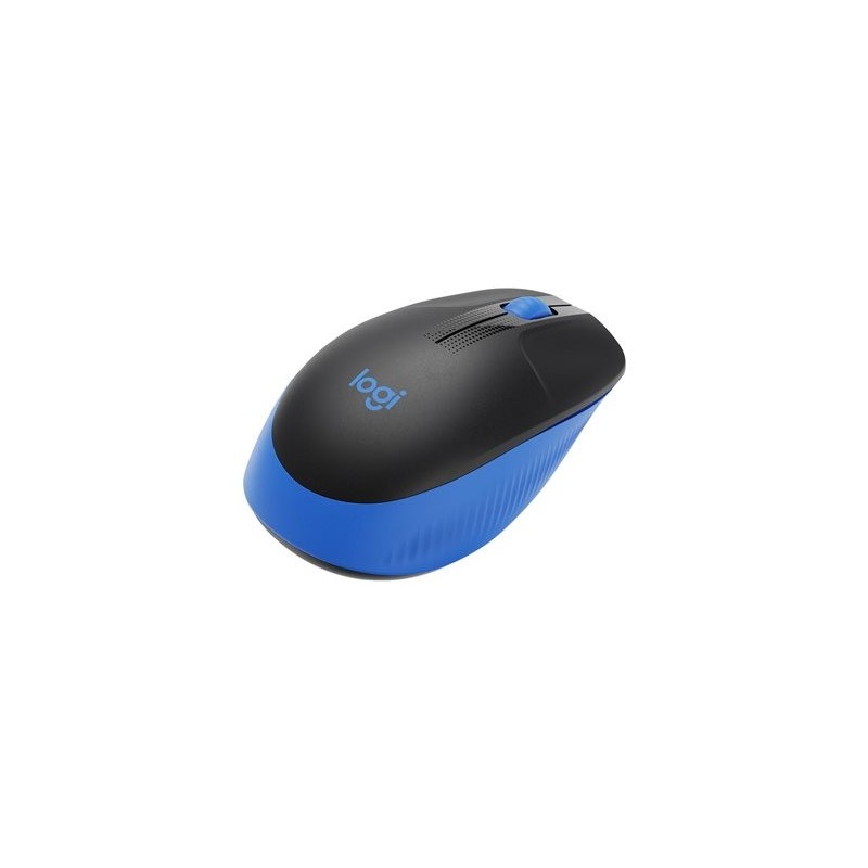 LOGITECH M190 Mouse optical 3 buttons wireless USB wireless receiver blue