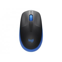 LOGITECH M190 Mouse optical 3 buttons wireless USB wireless receiver blue