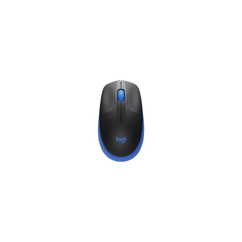 LOGITECH M190 Mouse optical 3 buttons wireless USB wireless receiver blue